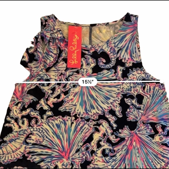 Lilly Pulitzer Dress Luella Deep Sea Navy Blue XS - Picture 10 of 11